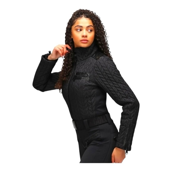 Goldbergh Vision Black Quilted Belted Ski Suit NWT Size 46 - Picture 6 of 14